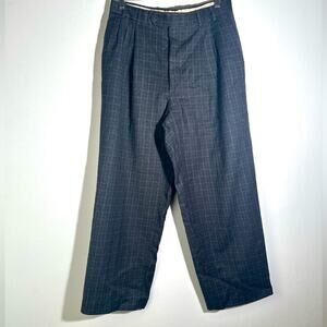 Pallesco Elegant Dark Checkered Pants